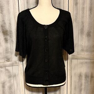 Carolyn Taylor Classic Black Knit Top